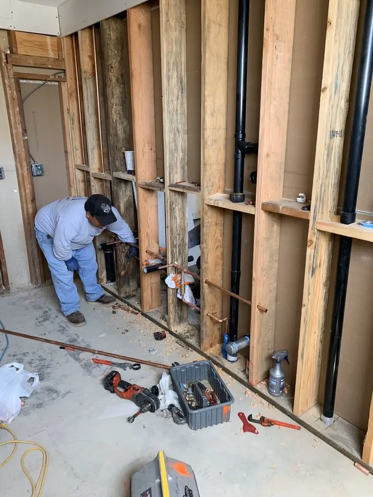 Commercial rough-in plumbing for Gas Line Repair in Rebel Hill